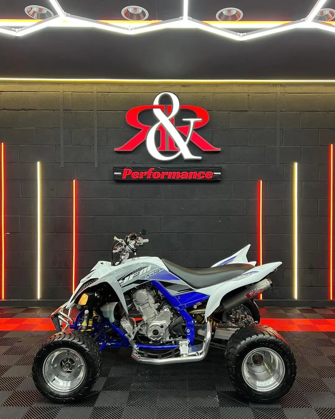 Custom White 2019 Yamaha Raptor YFM 700R 12V (1)