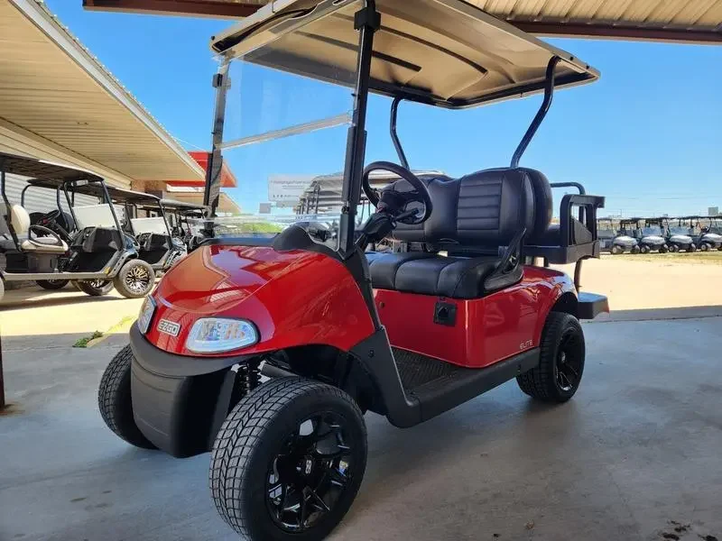 Red 2020 E Z GO RXV Lithium EliteGolf