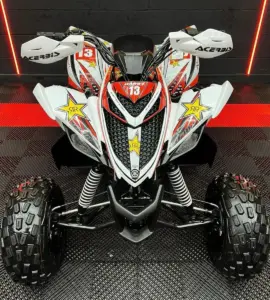 Red 2020 Yamaha YFM 90 ATV 12V (2)