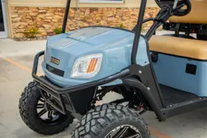 Used 2019 E Z GO Freedom TXT Cadet Grey Golf Cart (3)