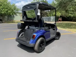 Used Blue 2018 E Z GO RXV ELiTE Golf Cart (1)