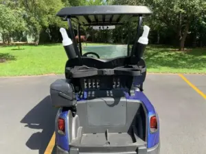 Used Blue 2020 E Z GO Fleet RXV ELiTE Golf Cart (2)