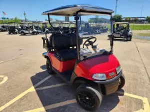 Used Red 2020 E Z GO RXV Lithium Elite Golf Cart (4)