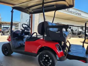 Used Red 2020 E Z GO RXV Lithium Elite Golf Cart (5)