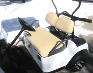 2014 Pearl White E z Go 36V Electric Golf Cart6