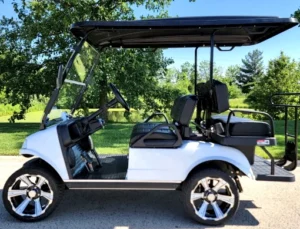 2024 Evolution 48v Lithium Electric Golf Cart with Custom Rims & Flip Seat1