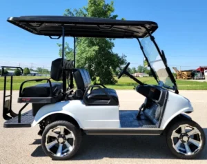 2024 Evolution 48v Lithium Electric Golf Cart with Custom Rims & Flip Seat2