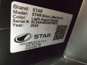 2024 Star EV SIRIUS 2+2 Lifted Lithium Golf Cart19