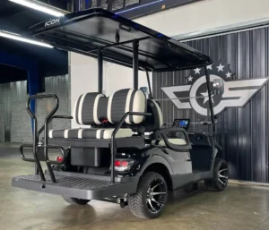 Black 2024 Icon EV I40 Golf Cart5