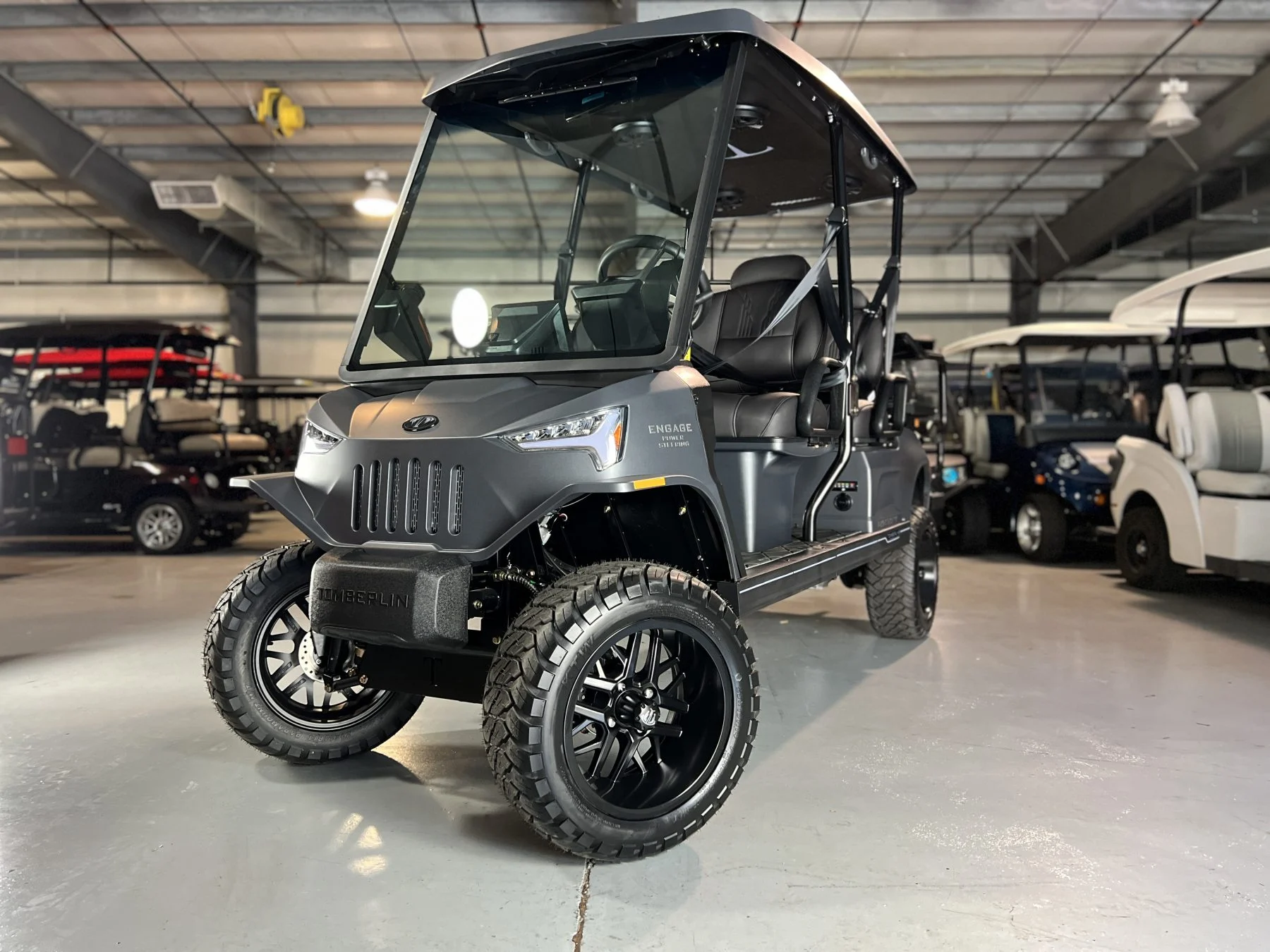 Black 2024 Tomberlin Engage Ghosthawk Golf Cart