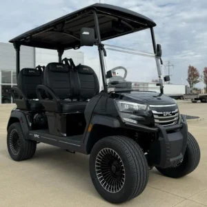 Black 2025 Epic E40FX Golf Cart1