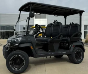 Black 2025 Epic E40FX Golf Cart2