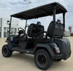 Black 2025 Epic E40FX Golf Cart6