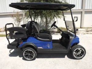 Blue 2023 HONOR LSV 2+2 G1 Lifted Lithium Golf Cart2