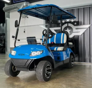 Blue 2024 Icon EV I40 Golf Cart for Sale4