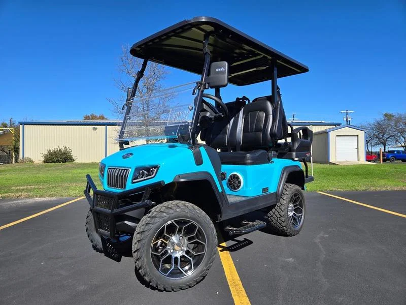 Blue 2025 EVolution D5 Maverick 2+2 Golf Cart