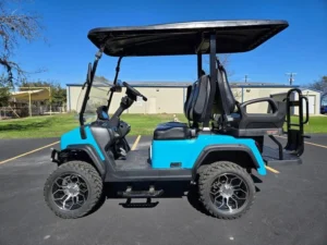 Blue 2025 EVolution D5 Maverick 2+2 Golf Cart1