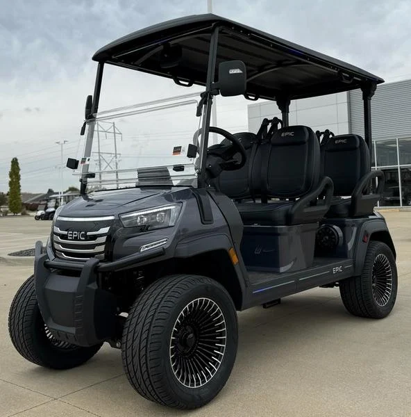 Blue 2025 Epic E40FX Golf Cart