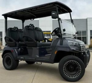 Blue 2025 Epic E40FX Golf Cart4