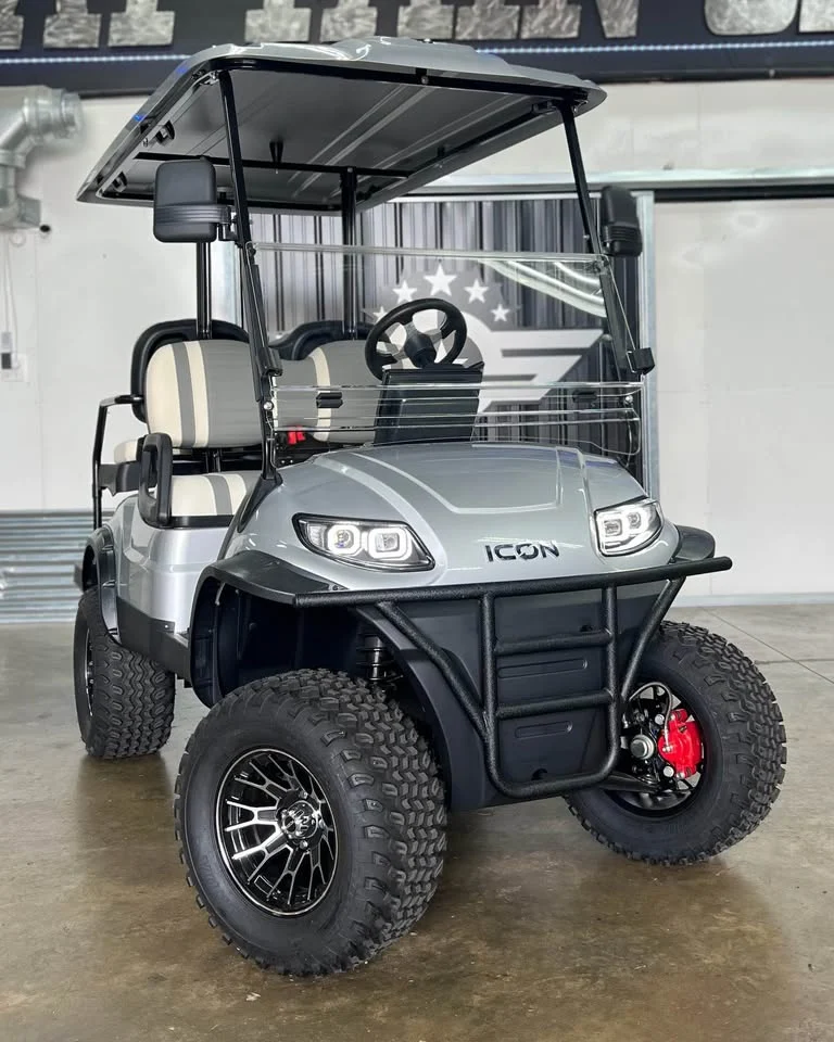 Gray 2024 Icon EV I40L Golf Cart for Sale