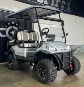 Gray 2024 Icon EV I40L Golf Cart for Sale2