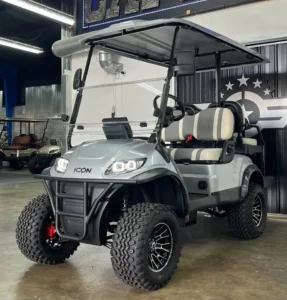 Gray 2024 Icon EV I40L Golf Cart for Sale3