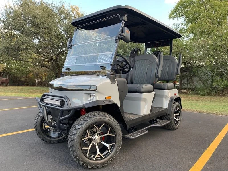 Gray 2025 Denago EV Rover XL Golf Cart