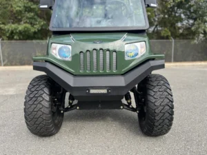 Green 2023 Tomberlin E4 Ghosthawk Defender Golf Cart3