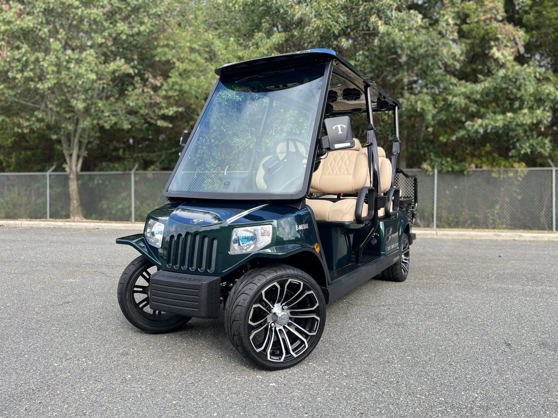 Green 2023 Tomberlin Saloon Golf Cart