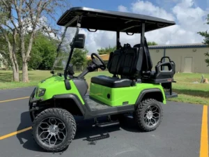 Green 2024 EVolution D5 Maverick 2+2 Golf Cart1