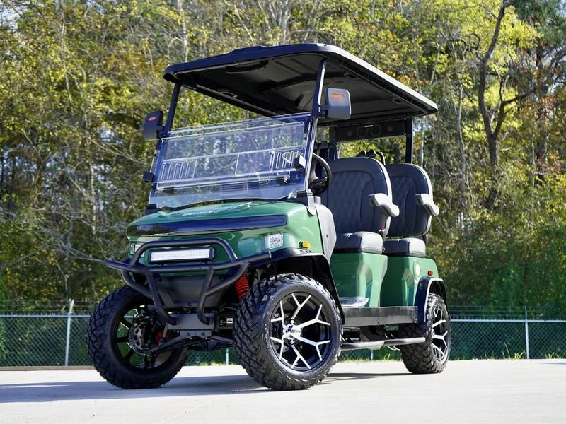 Green 2025 Denago EV Rover XL Golf Cart