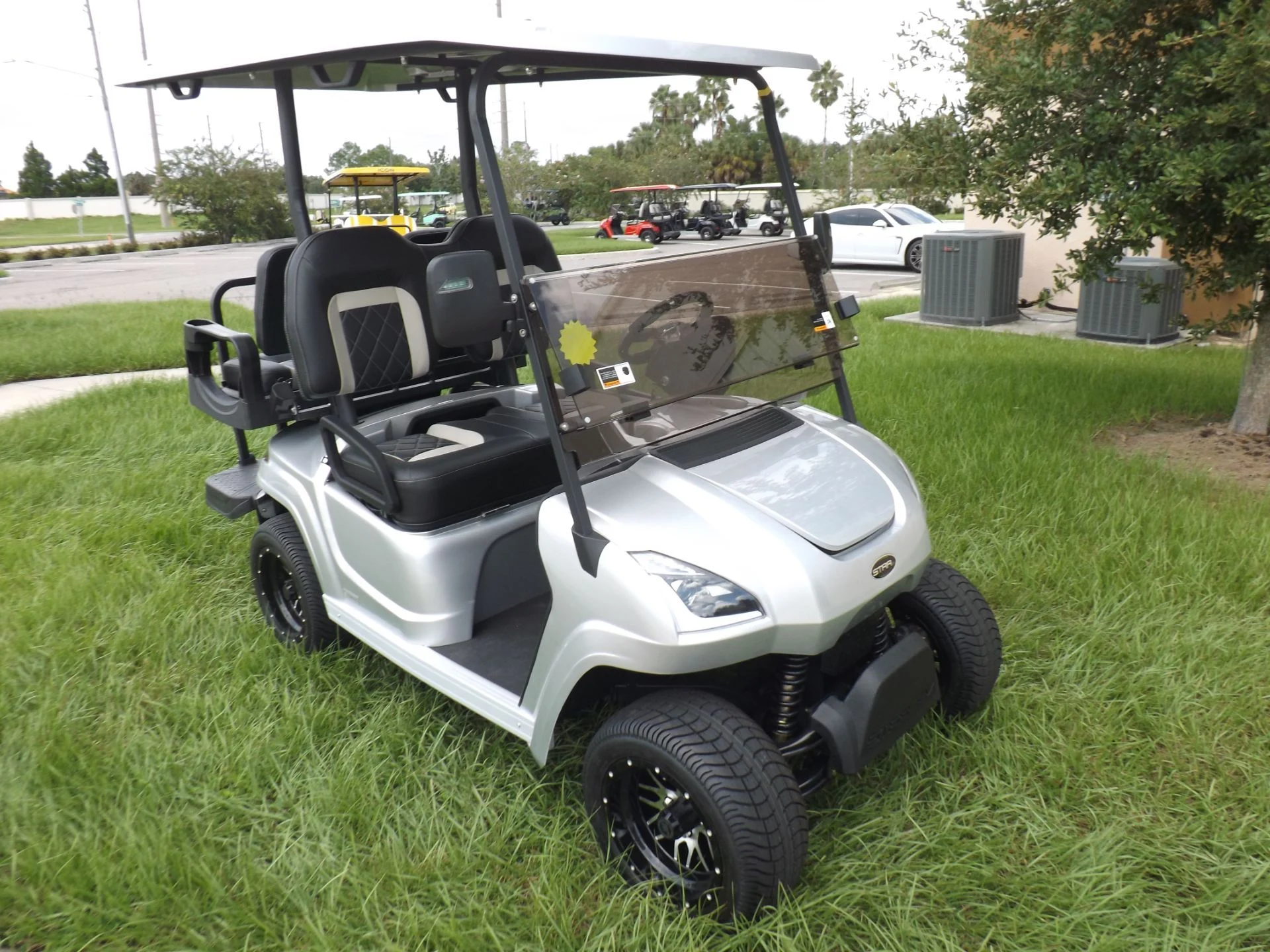 Light Metallic 2023 Star EV SIRIUS 2+2 Golf Cart