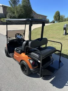 Orange 2020 Yamaha Golf Car Drive2 EFI QUIETECH GAS2