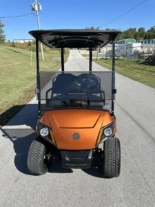 Orange 2020 Yamaha Golf Car Drive2 EFI QUIETECH GAS6