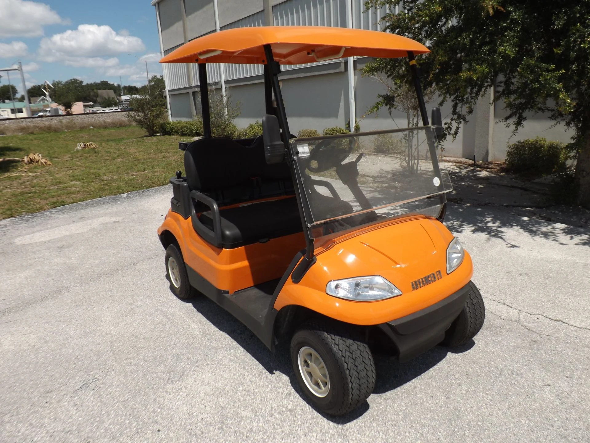 Orange 2022 Advanced EV AEV 2 Golf Cart