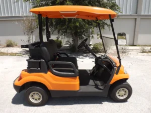 Orange 2022 Advanced EV AEV 2 Golf Cart2