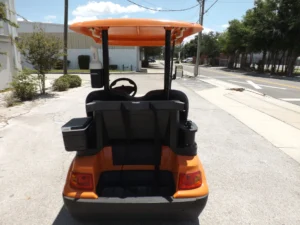 Orange 2022 Advanced EV AEV 2 Golf Cart3