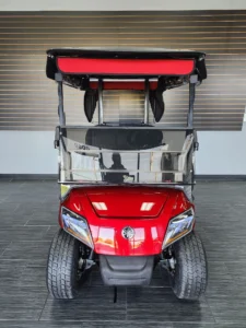 Red 2021 Yamaha Drive 2 QuieTech EFI Golf Cart1