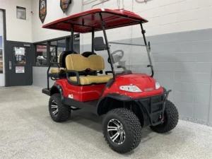 Red 2023 Advanced EV LT A627 2+2G Golf Cart3