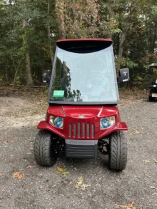 Red 2023 Tomberlin E2 SS Coupe Golf Cart (2)