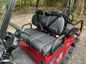 Red 2023 Tomberlin E2 SS Coupe Golf Cart (5)