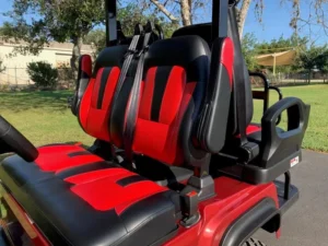 Red 2024 EVolution D5 Maverick 2+2 Golf Cart4