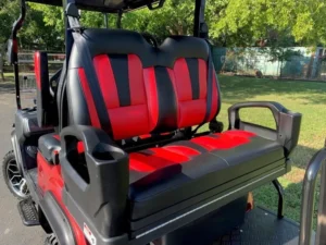 Red 2024 EVolution D5 Maverick 2+2 Golf Cart5