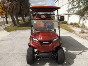 Red 2024 GORILLA G4 LI 4 Pass Lithium Golf Cart1