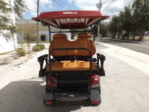 Red 2024 GORILLA G4 LI 4 Pass Lithium Golf Cart3