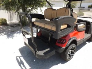 Red 2024 HONOR LSV 2+2 G1 Lifted Lithium Golf Cart12