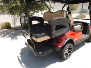 Red 2024 HONOR LSV 2+2 G1 Lifted Lithium Golf Cart13