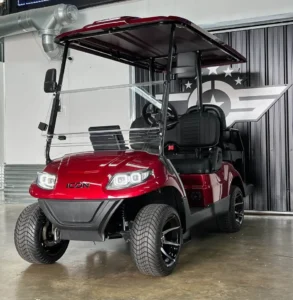 Red 2024 Icon EV I40 Golf Cart2