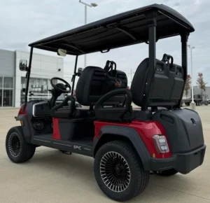 Red 2025 Epic E40FX Golf Cart6