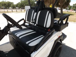 White 2022 Bintelli BEYOND 4P Lifted Golf Cart17